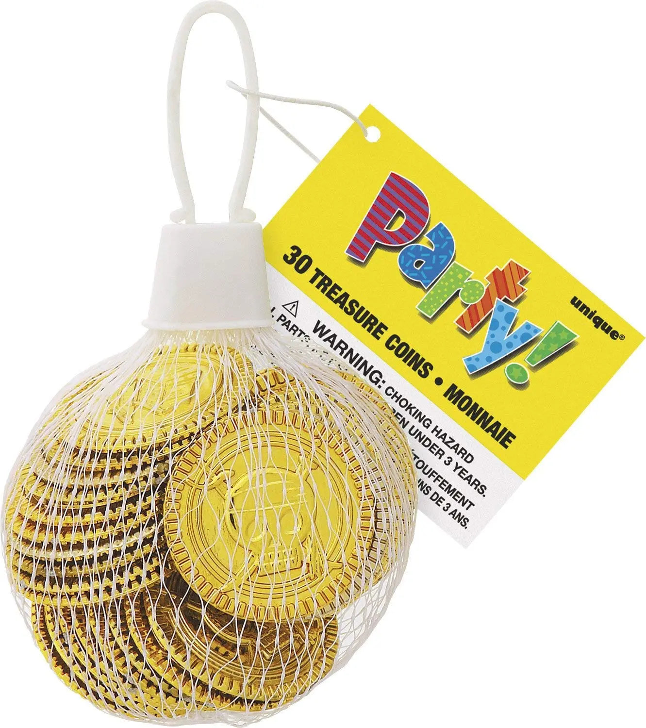 Gold Pirate Party Coins, 1 Pack Unique