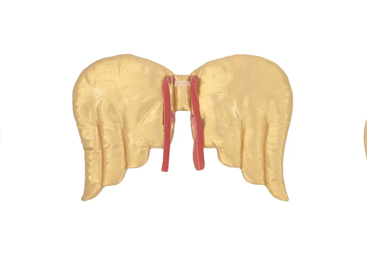 Gold Quilted Angel Wings and Crown Meri Meri