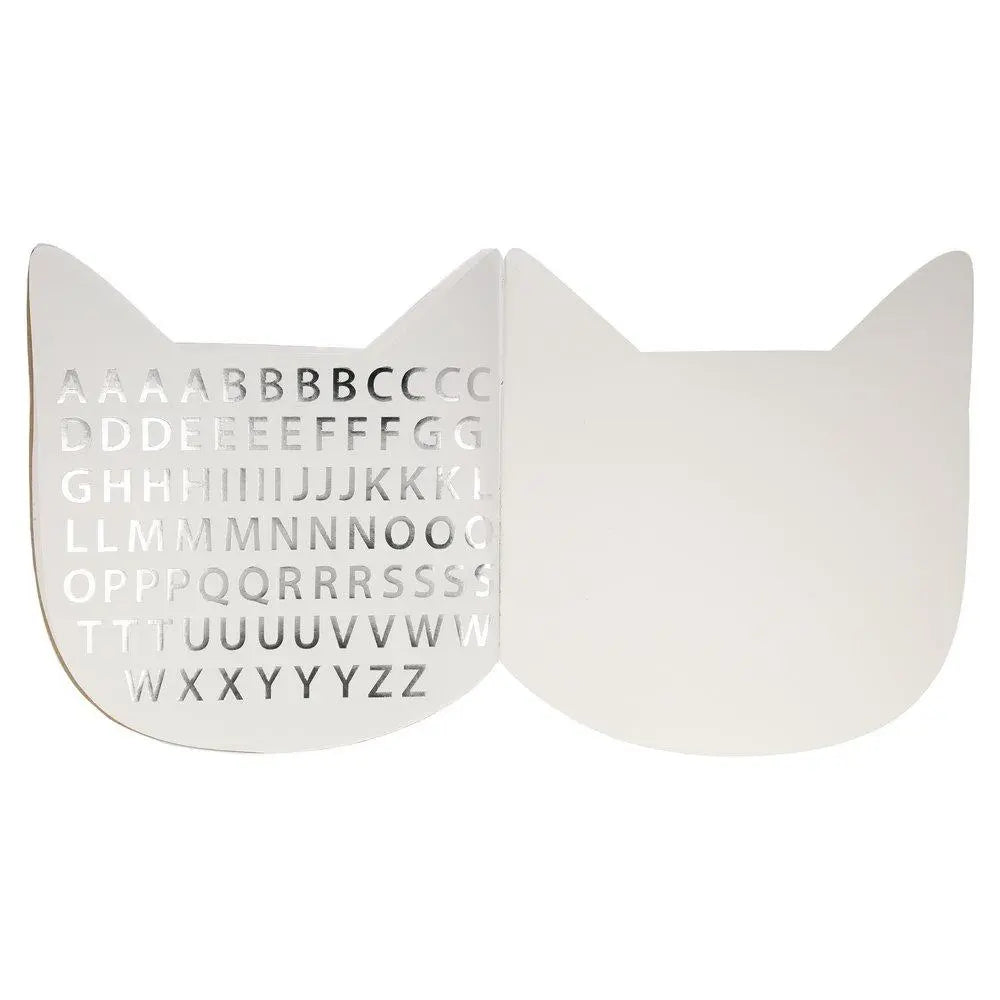 Halloween Cat Sticker Sketch Book Meri Meri