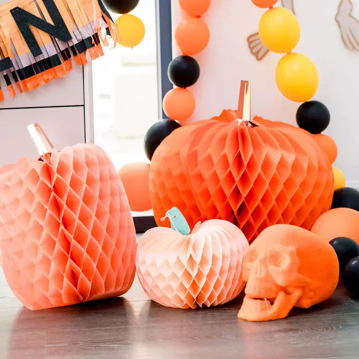 Halloween Honeycomb Pumpkins (x 2) Meri Meri