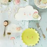 Happy Cloud Plates Meri Meri