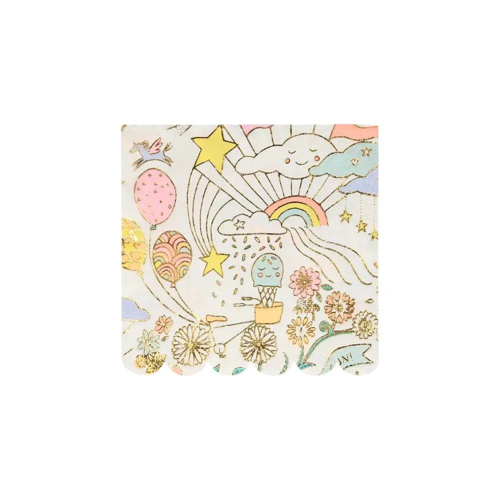 Happy Doodle Small Napkins (set of 16) Meri Meri