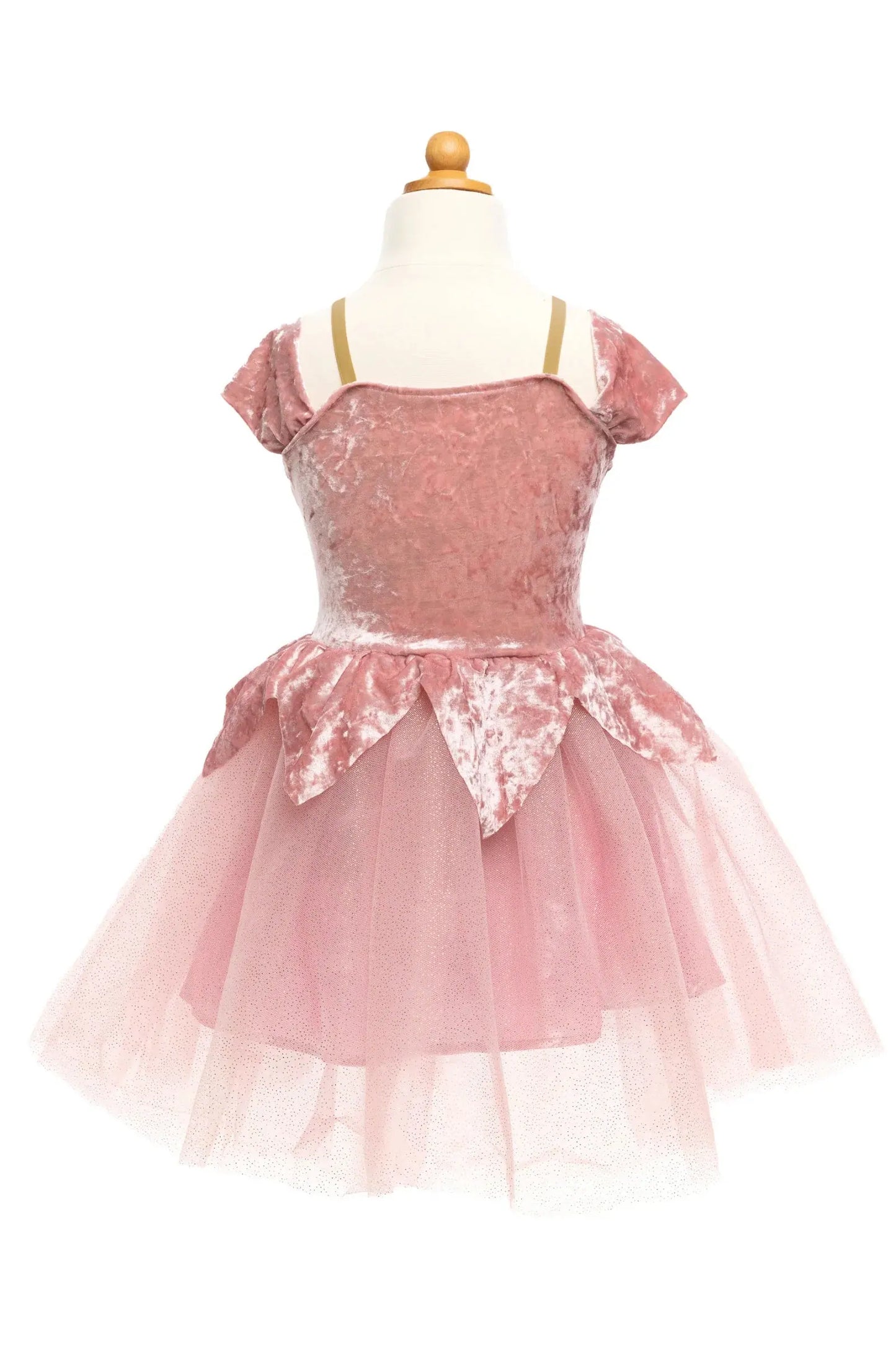 Holiday ballerina dress, dusty rose Great Pretenders
