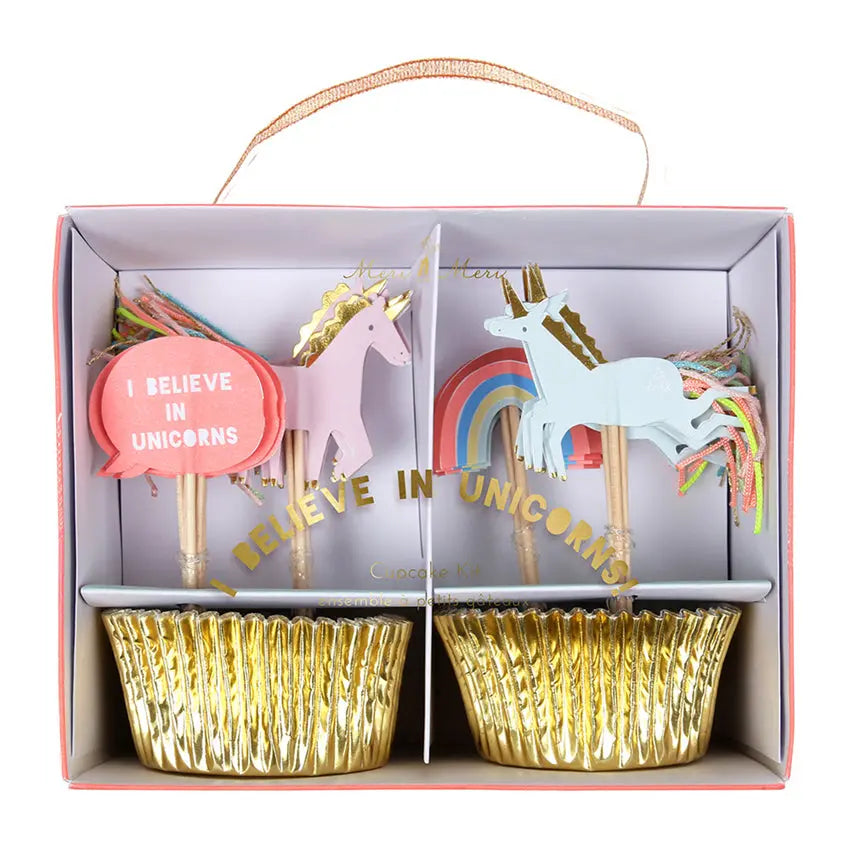 I Believe In Unicorns Cupcake Kit Meri Meri