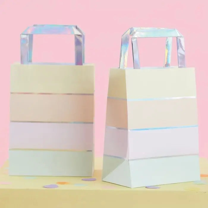 IRIDESCENT AND PASTEL PAPER PARTY BAGS Ginger Ray