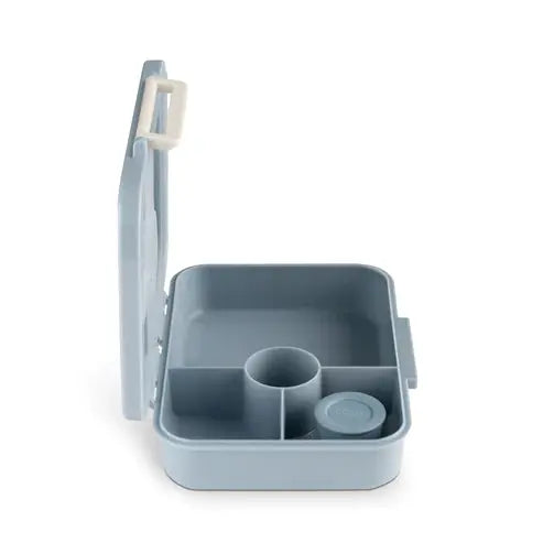 Incredible Tritan Lunch Box With 4 Compartments - Spaceship-Dusty Blue Citron