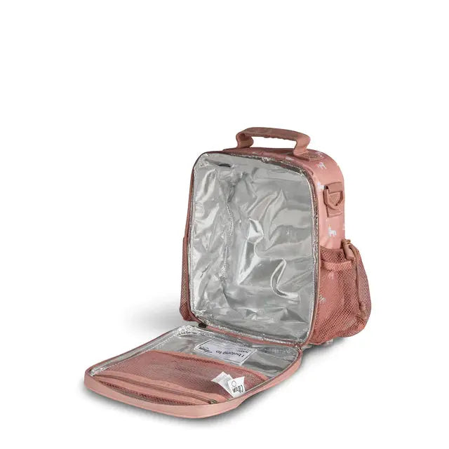 Insulated Lunch Bag Backpack - Unicorn-Blush pink Citron