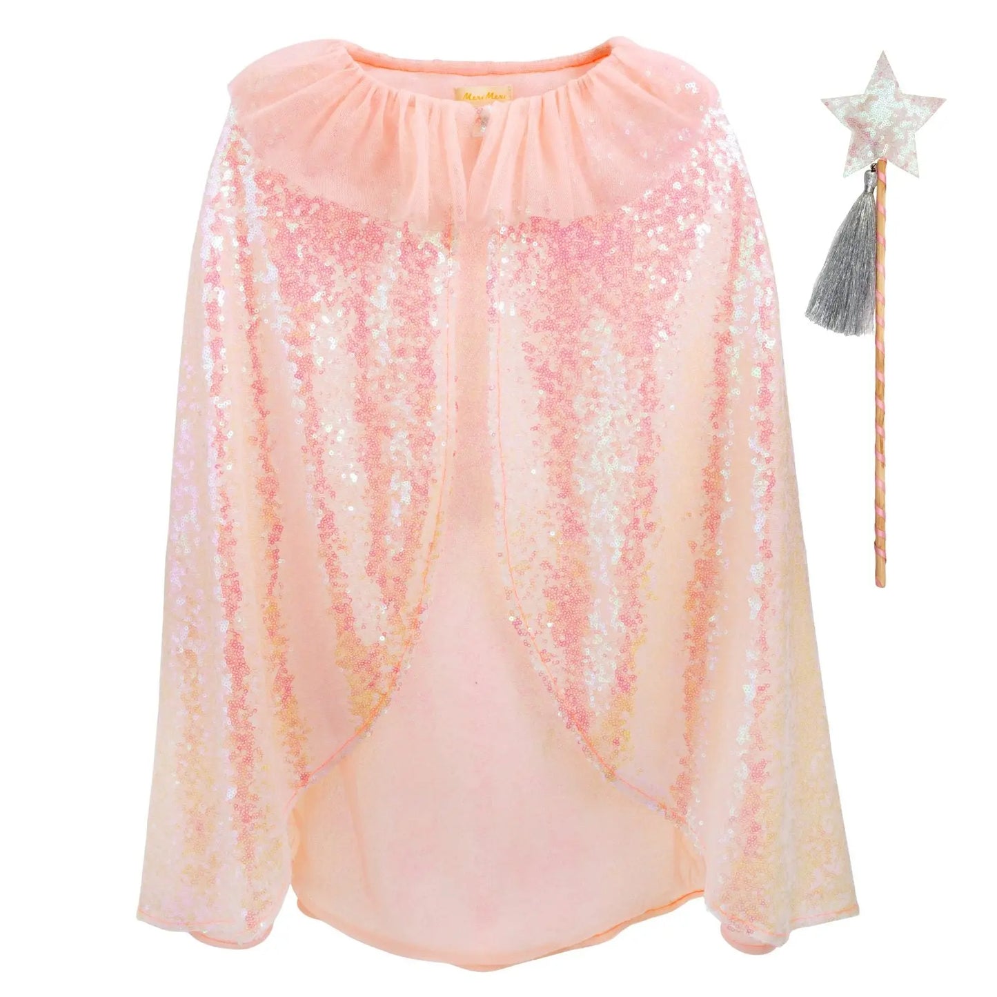 Iridescent sequin cape & wand Meri Meri