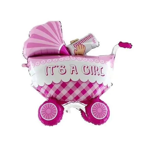 It’s a Girl Buggy 3D 42in/107cm (VE1) #73061 thepartyville