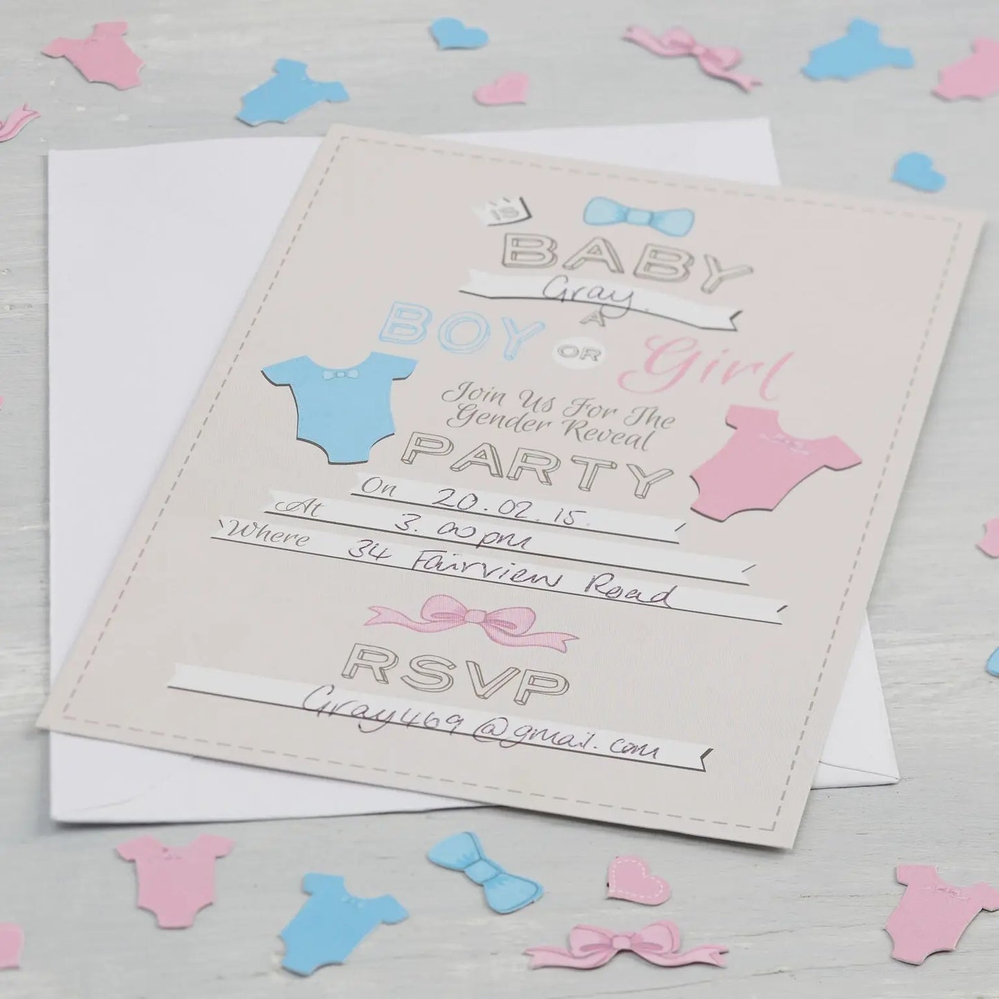 LITTLE LADY OR A MINI MISTER INVITATIONS Ginger Ray