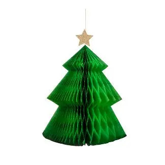 Large Hanging Honeycomb Decorations (x 5) Meri Meri