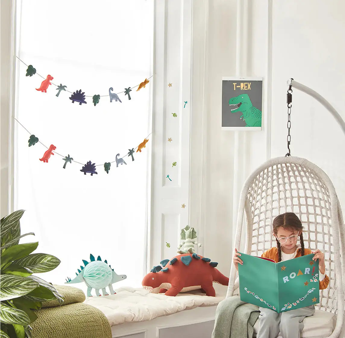 Large Stegosaurus Knitted Toy Meri Meri