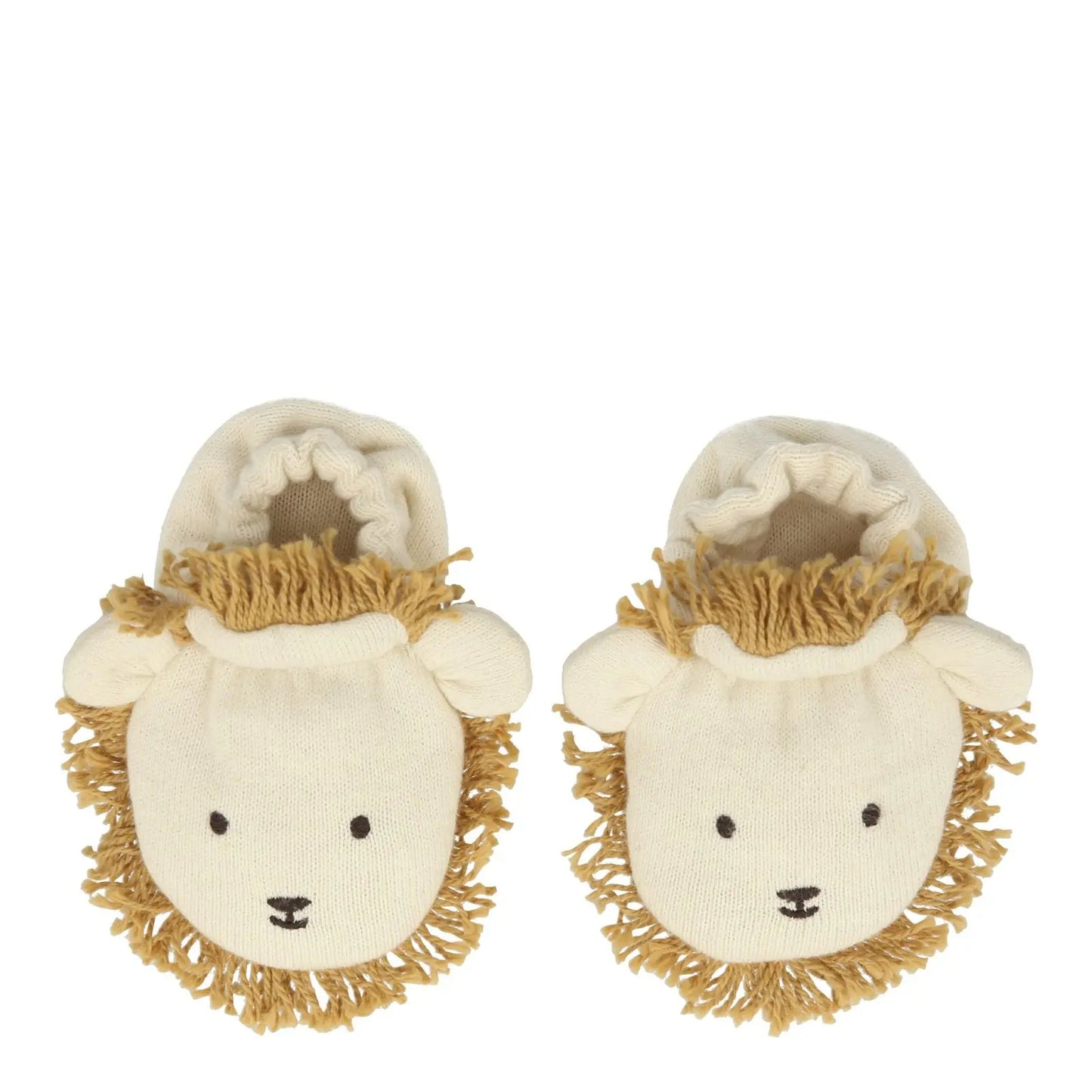 Lion baby booties Meri Meri