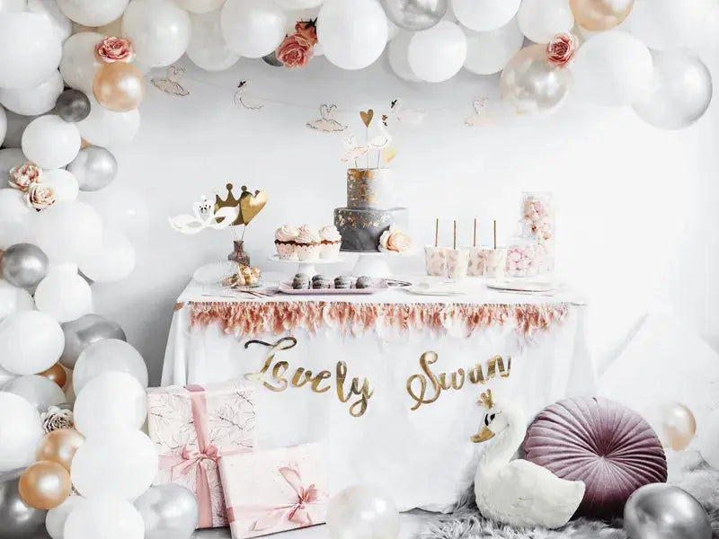 Lovely Swan Paper cups Partydeco
