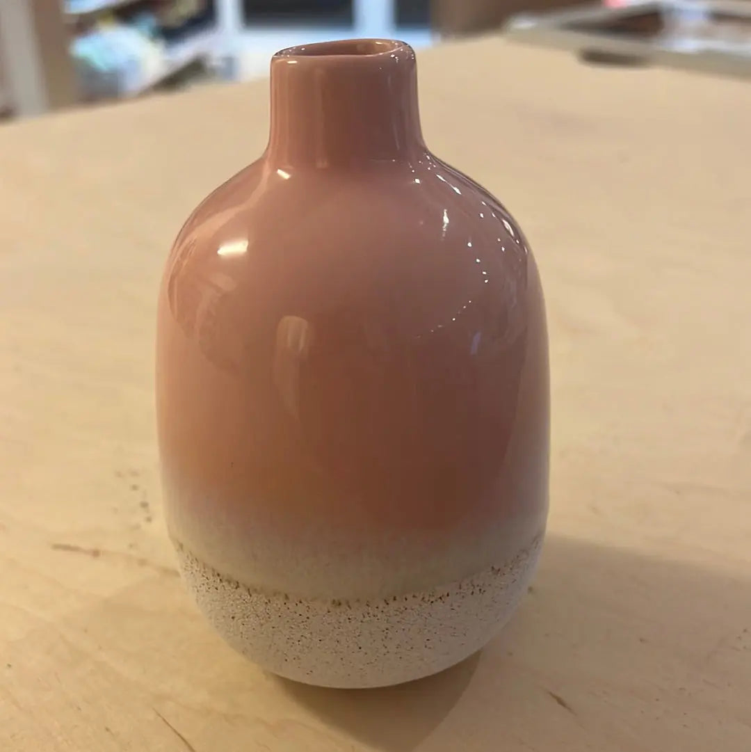 MOJAVE GLAZE PINK VASE SASS AND BELLE