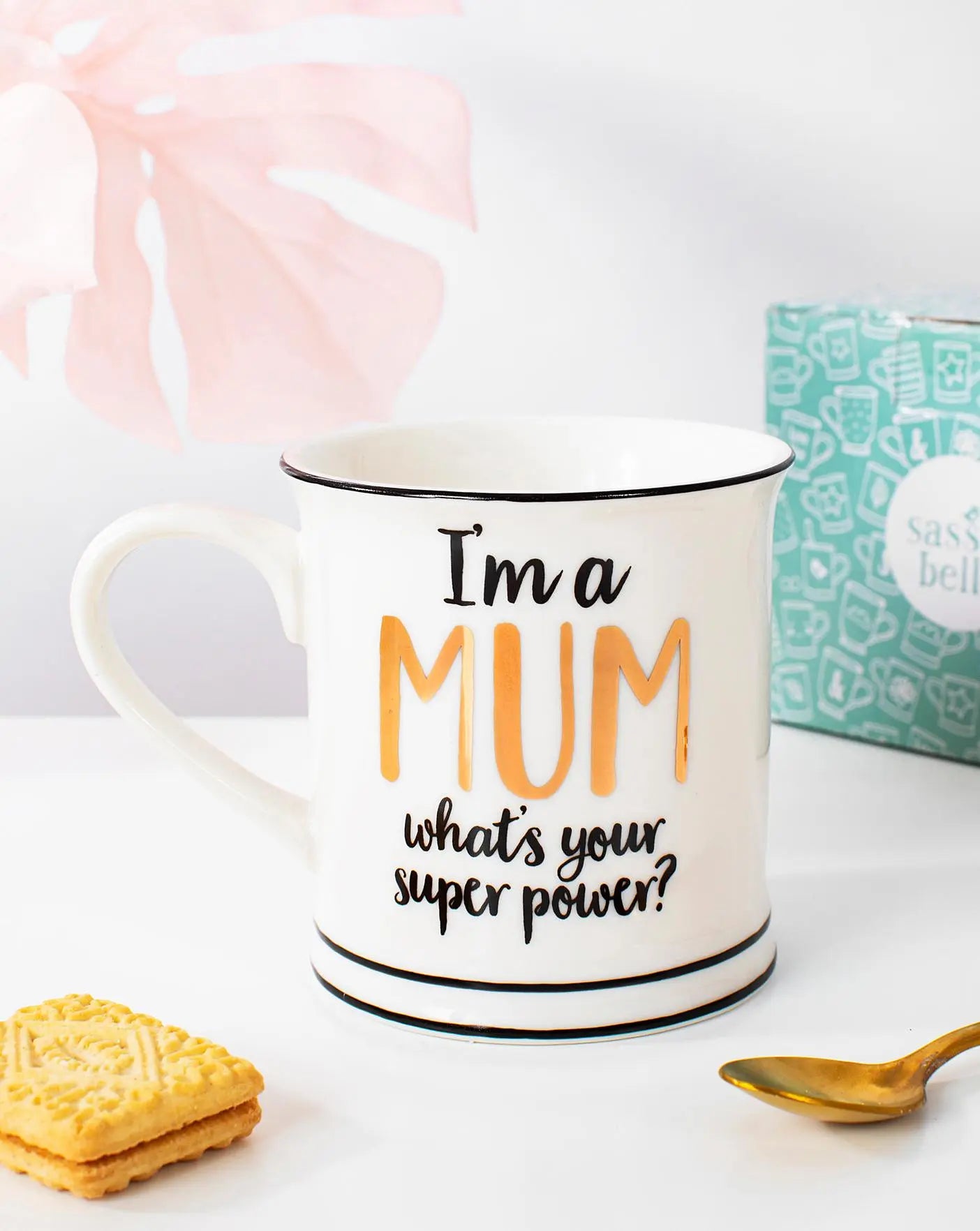 MUM SUPERPOWER MUG SASS AND BELLE
