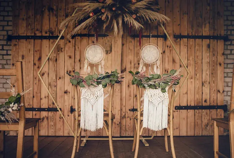 Macrame, off-white, 30x49cm Partydeco
