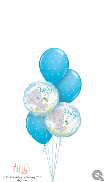 Me To You - Tiny Tatty Teddy Baby Boy Foil Balloon qualatex