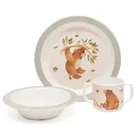 Melamine bowl bear sage Petit Monkey