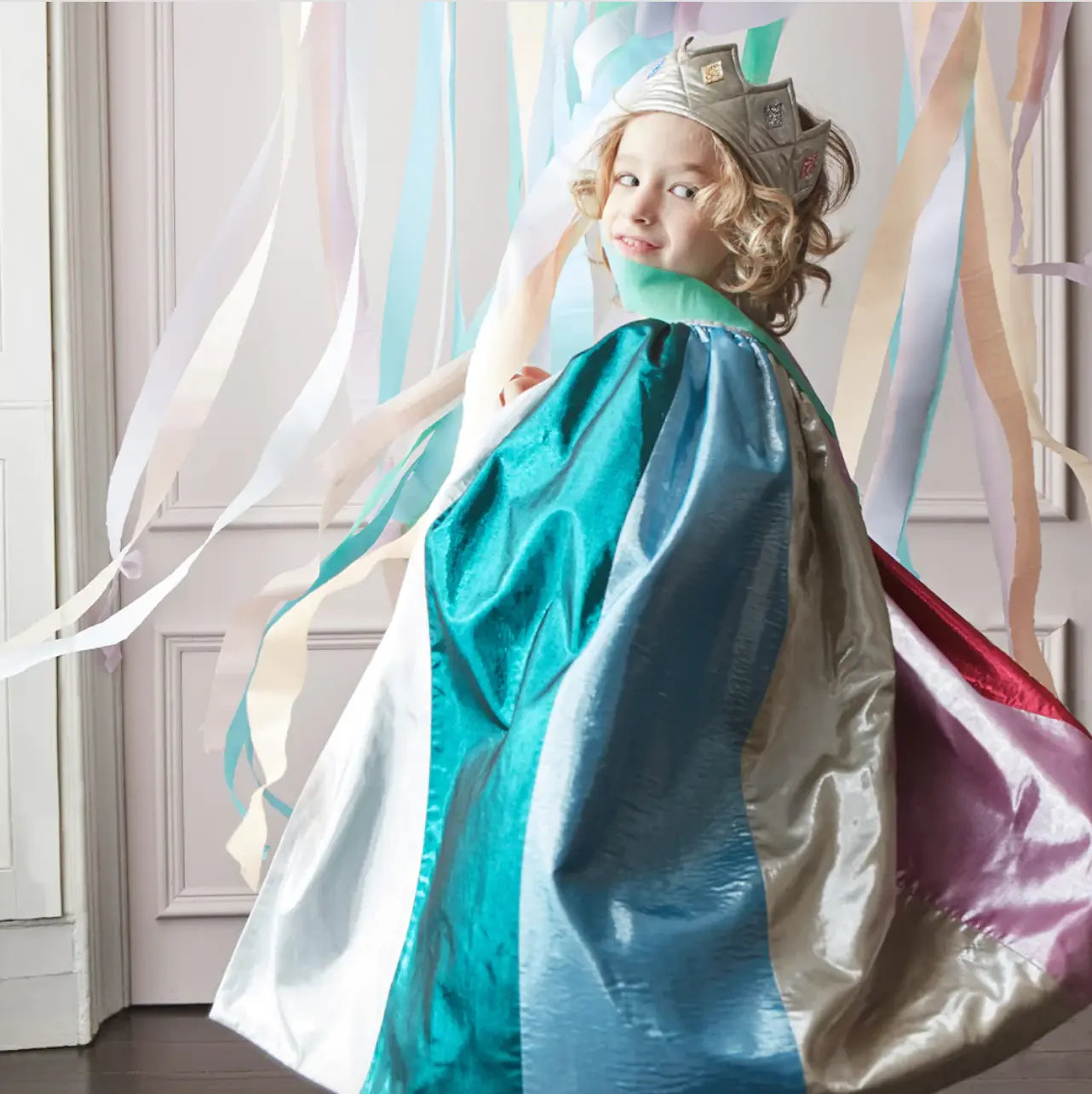 Metallic Rainbow Cape & Wand Meri Meri