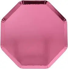 Metallic pink Side Plates Meri Meri