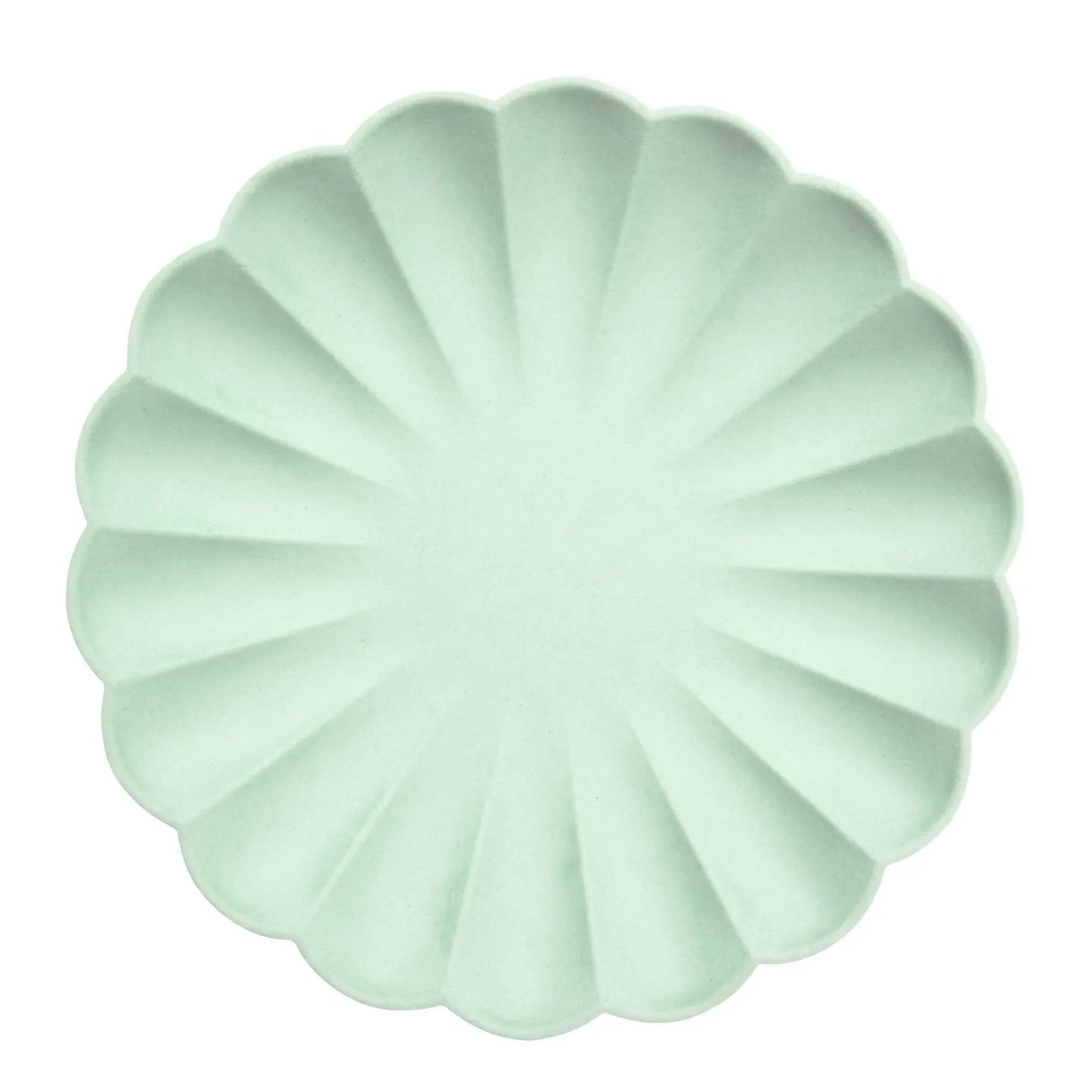 Mint sorbet compostable plates L Meri Meri