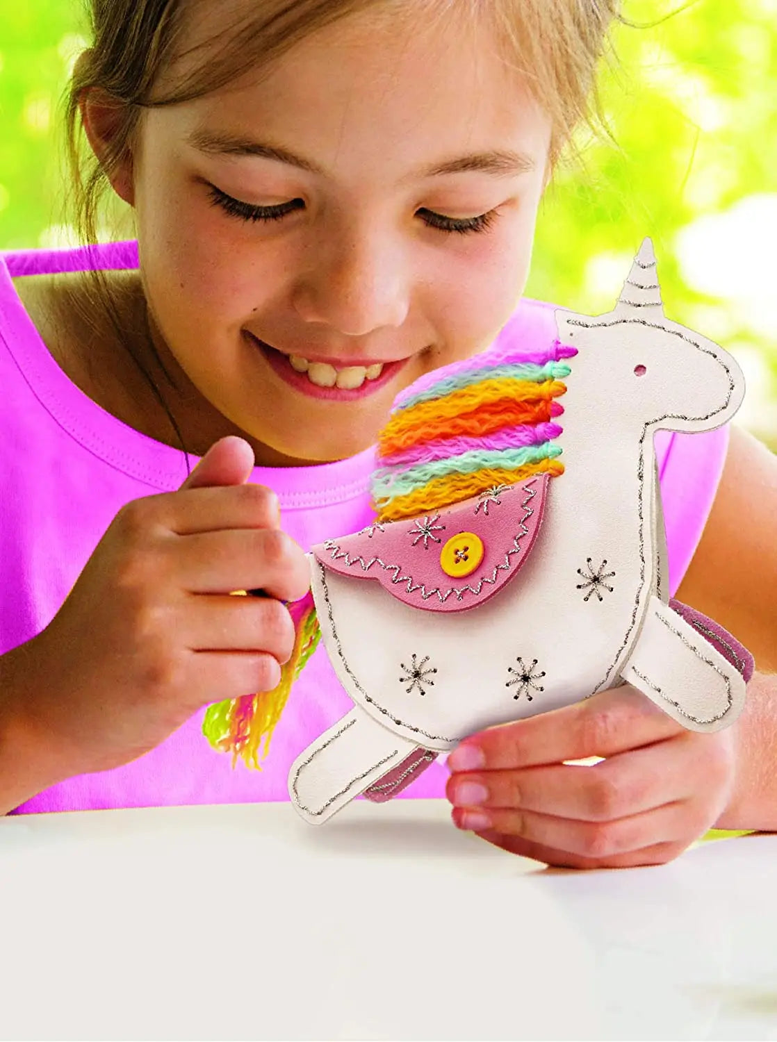 My Unicorn Faux Leather Pouch - Multicolors Dam