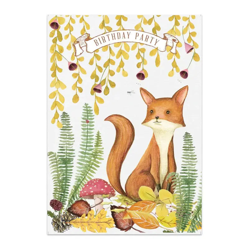 NATURE BIRTHDAY PARTY INVITATIONS MustardandGray