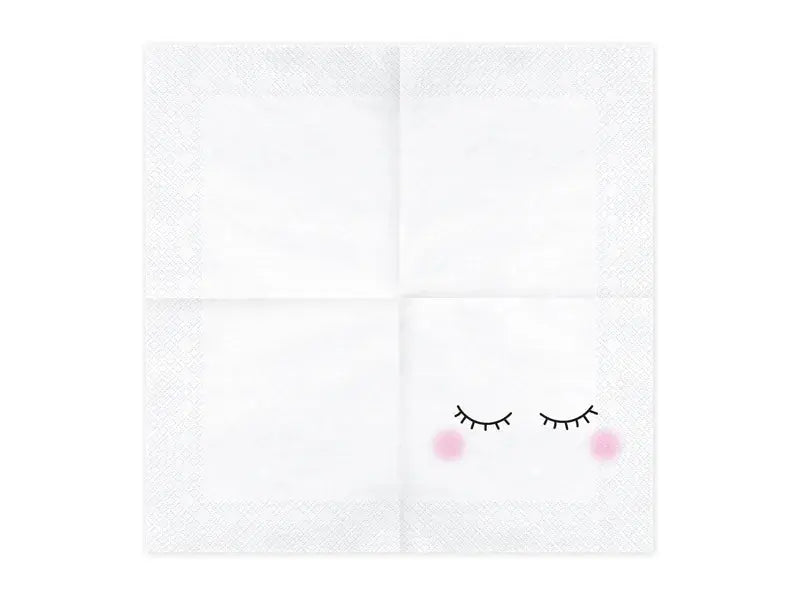 Napkins face Partydeco
