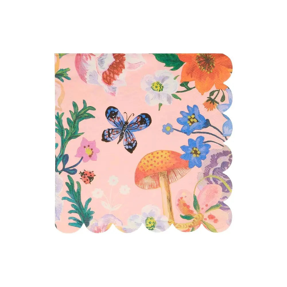 Nathalie Lete Flora Large Napkins (set of 20) Meri Meri