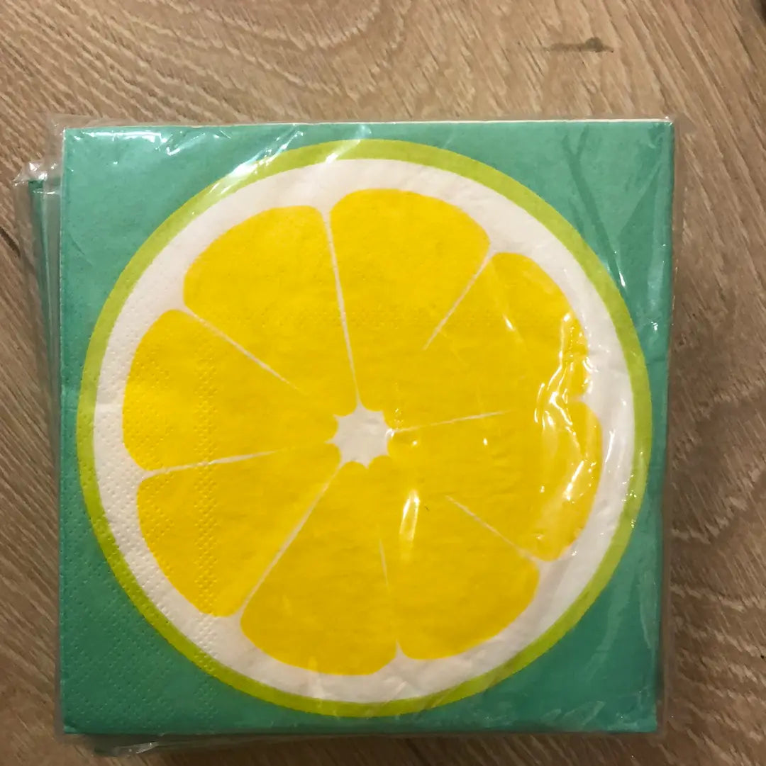 Neon Citrus Napkins Meri Meri