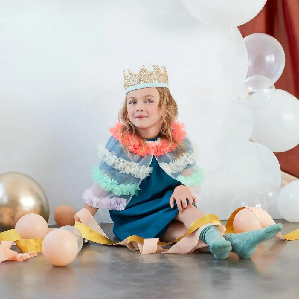 Neon Tulle Ruffle Capelet Meri Meri