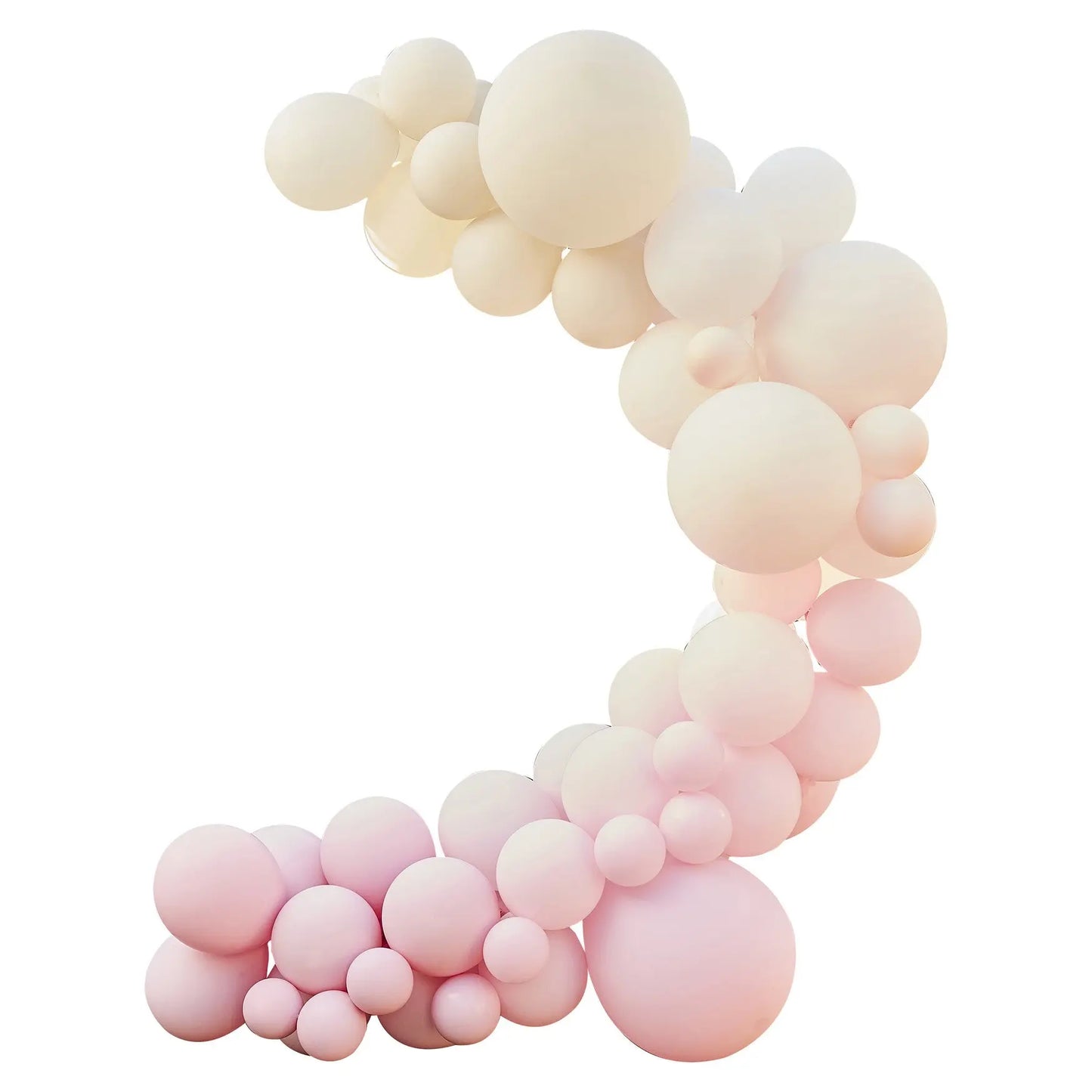 Nude and Pink Balloon Arch Kit Ginger Ray