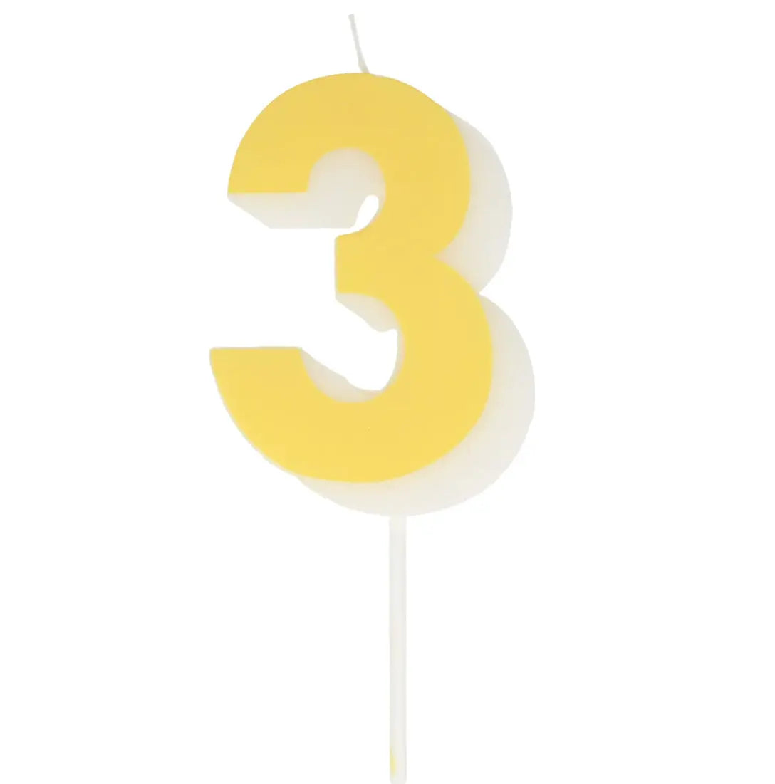 Number 3 Candle Meri Meri
