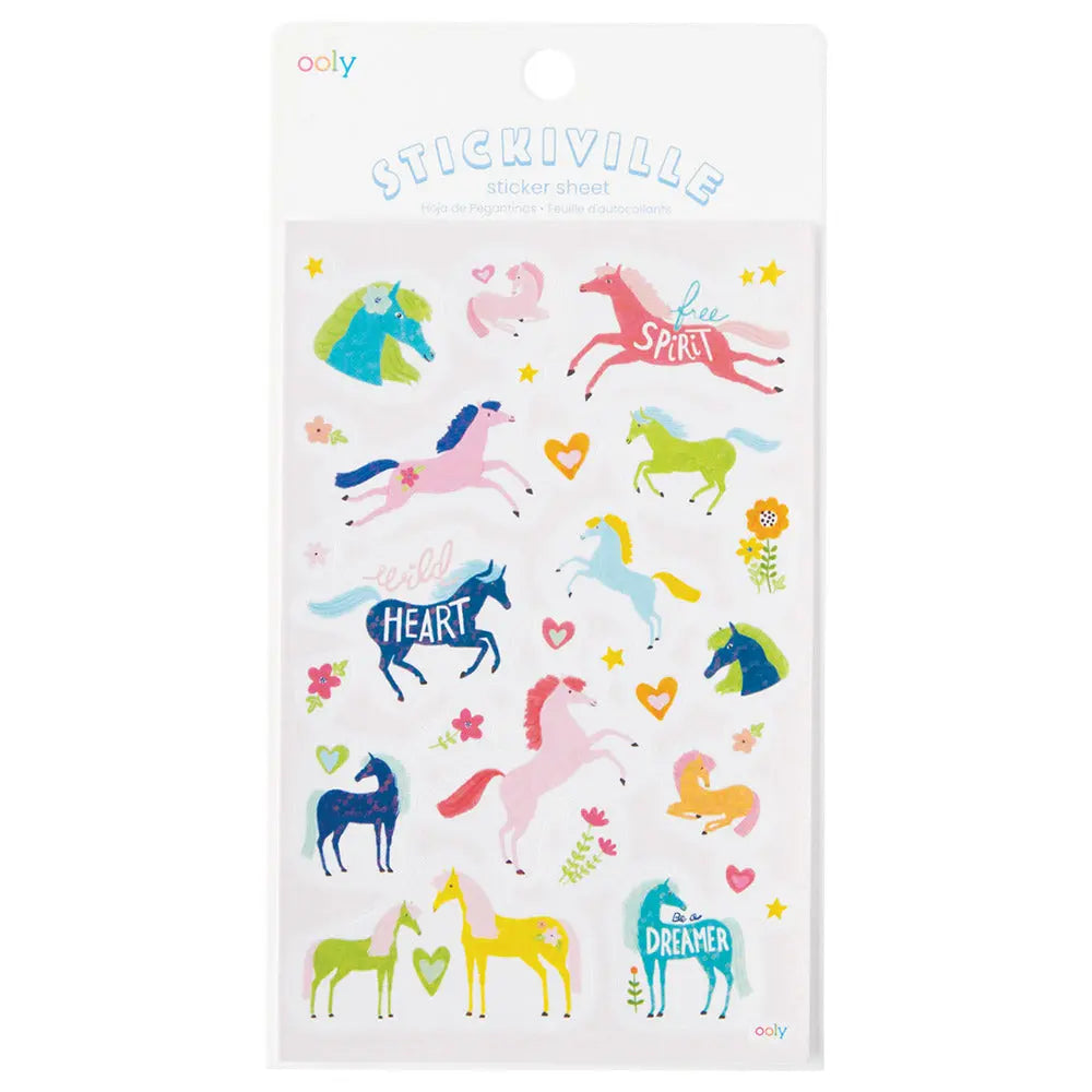 Ooly - Stickiville Stickers - Standard - Wild Horses OOLY