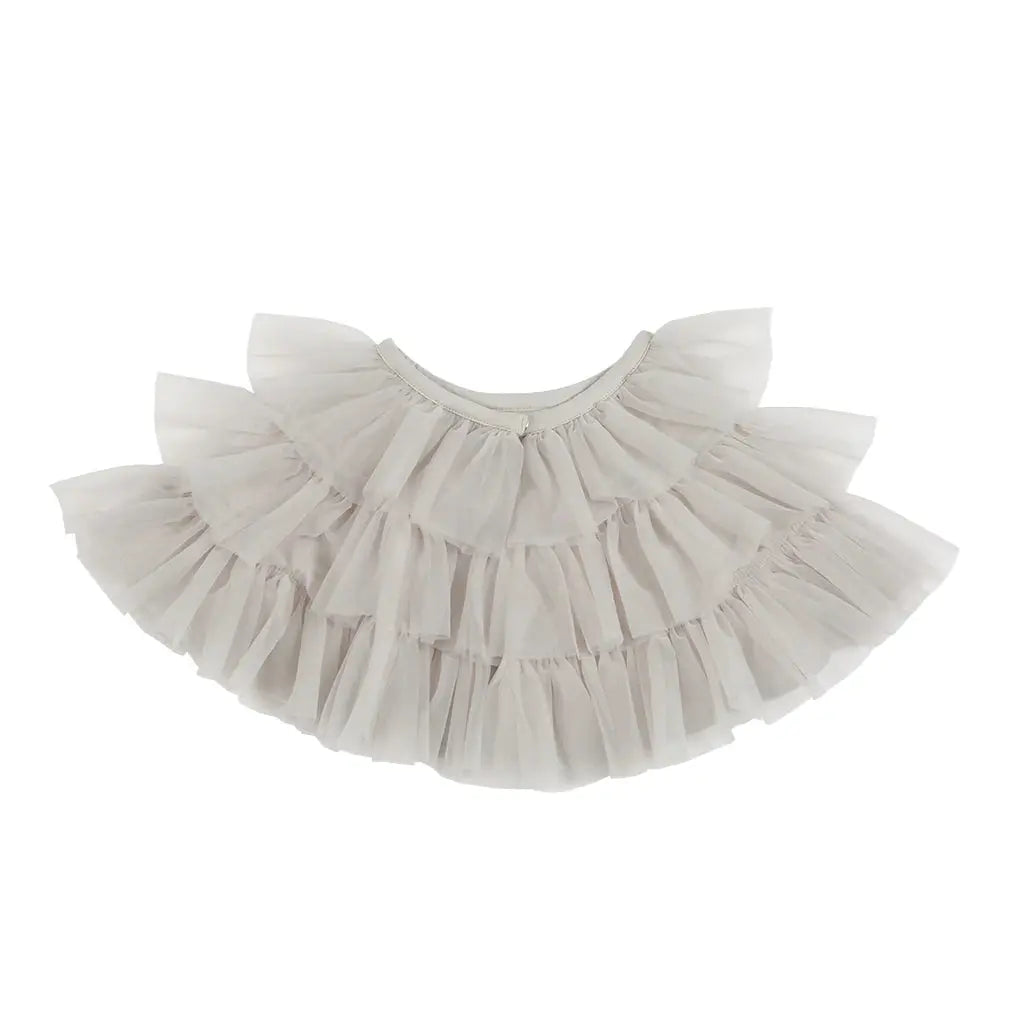 Pale Grey Layer Cape Bob & blossom