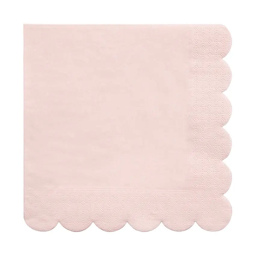 Pale pink napkins L Meri Meri