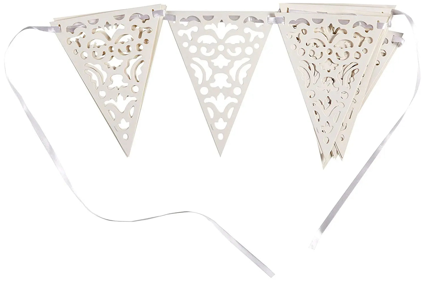 Paper Lace Wedding Bunting Flags - 3.35m Unique