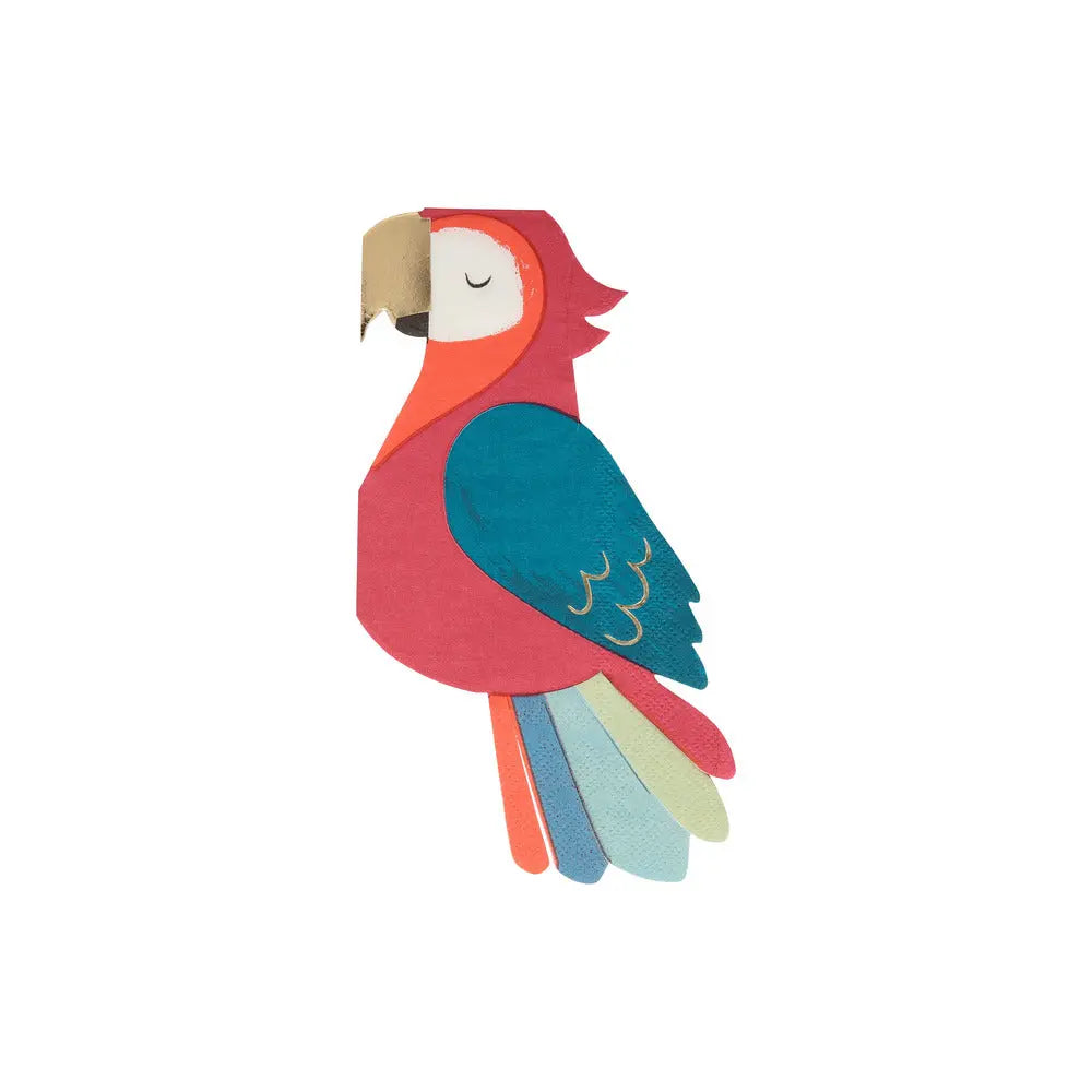 Parrot napkins Meri Meri