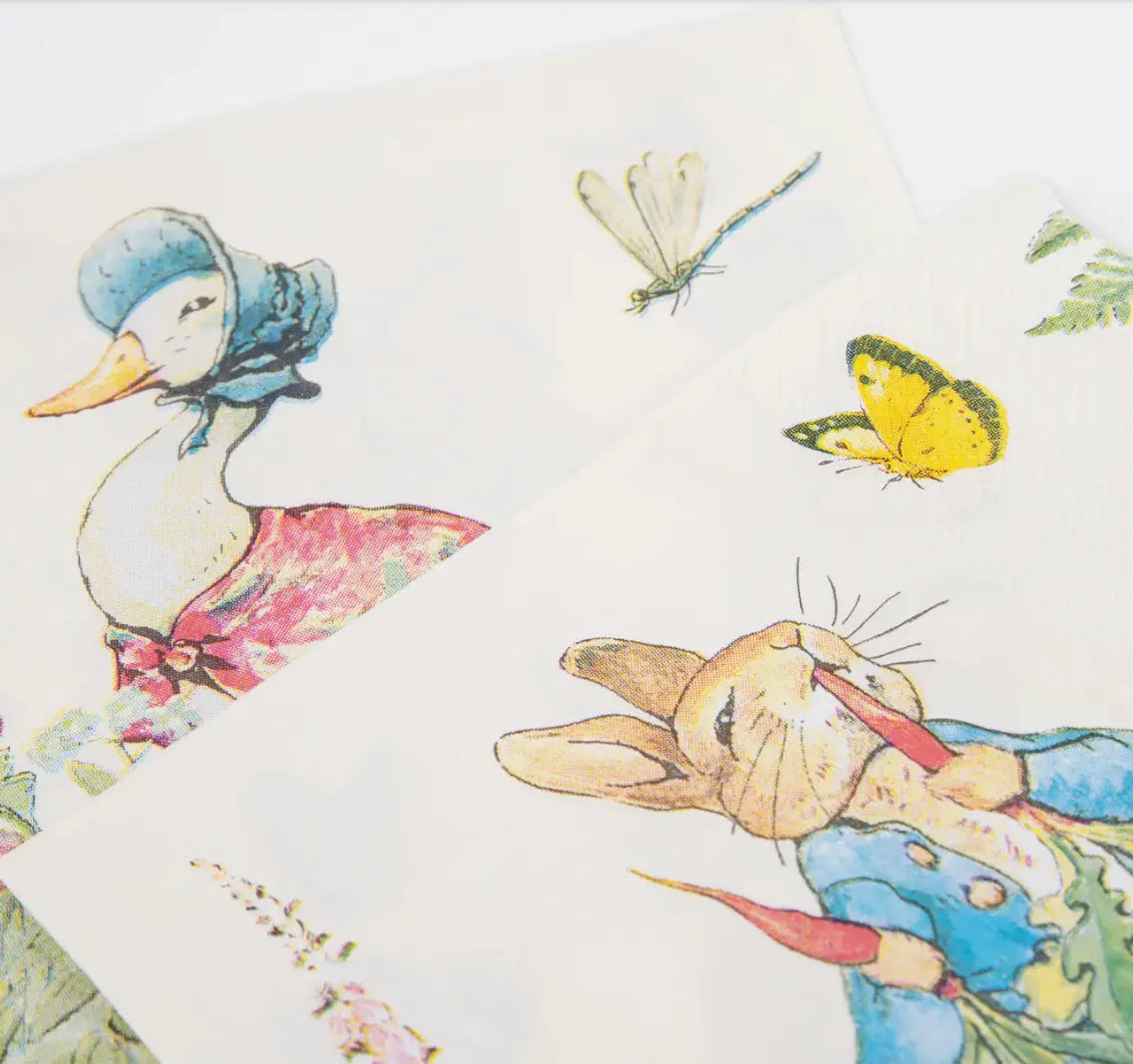 Peter Rabbit In The Garden Large Napkins (x 16) Meri Meri