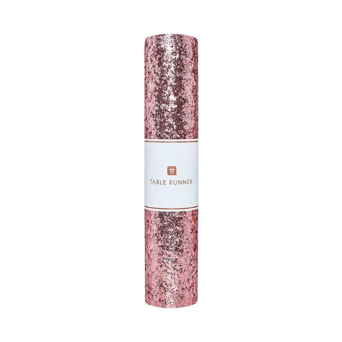 Pink Glitter Table Runner, Valentine's Day Decoration - 1.8m Talking Tables