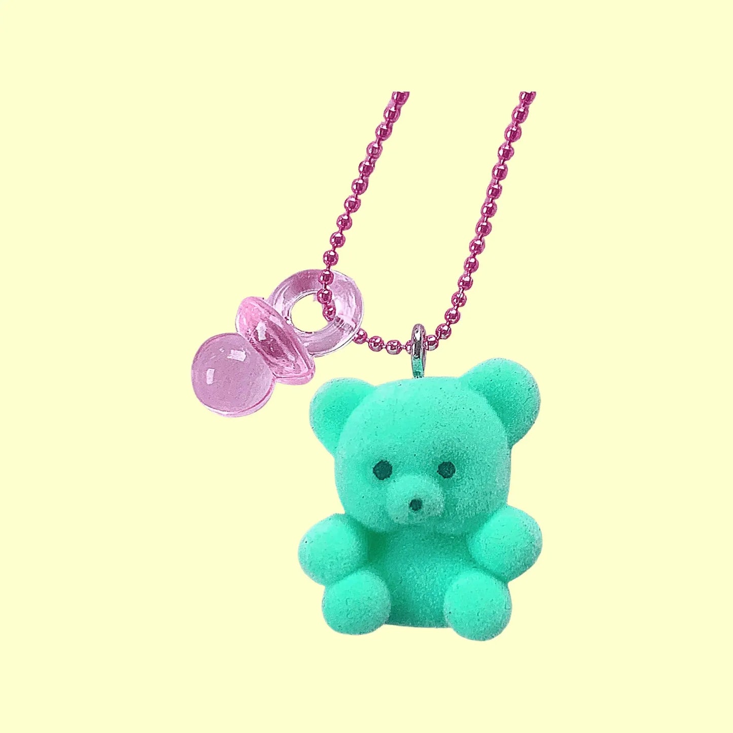 Pop Cutie 90's Babies Binky Bear Kids Necklaces Pop Cutie