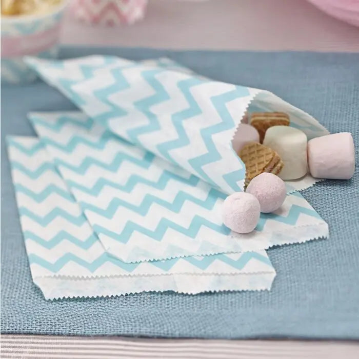 Powder Blue Candy Bags Ginger Ray
