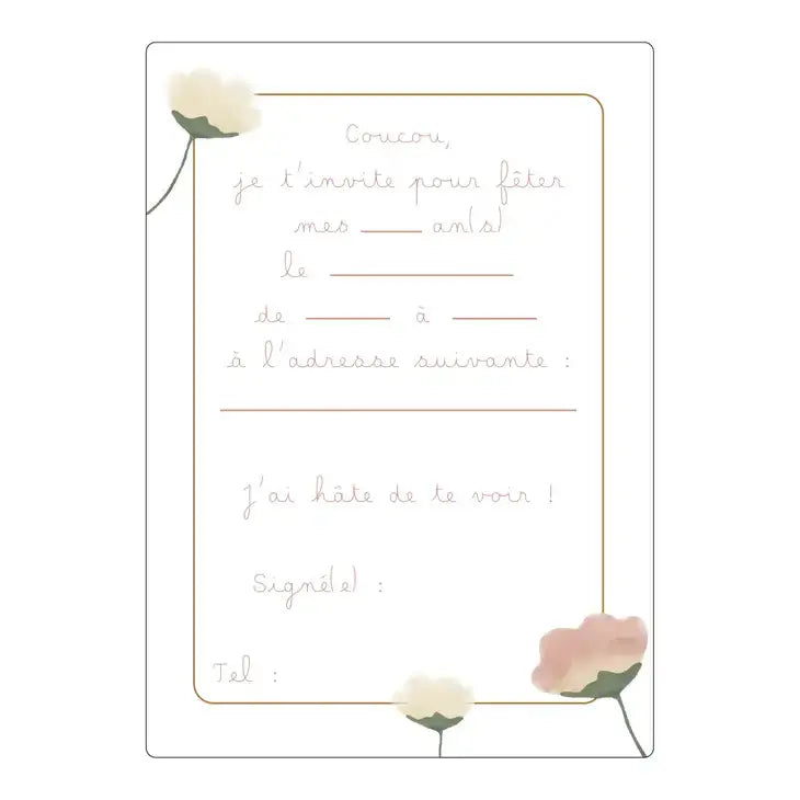 “Princess” Invitation Card Papier Poetic