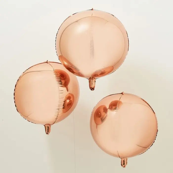ROSE GOLD ORB BALLOONS - Ginger ray GingerRay
