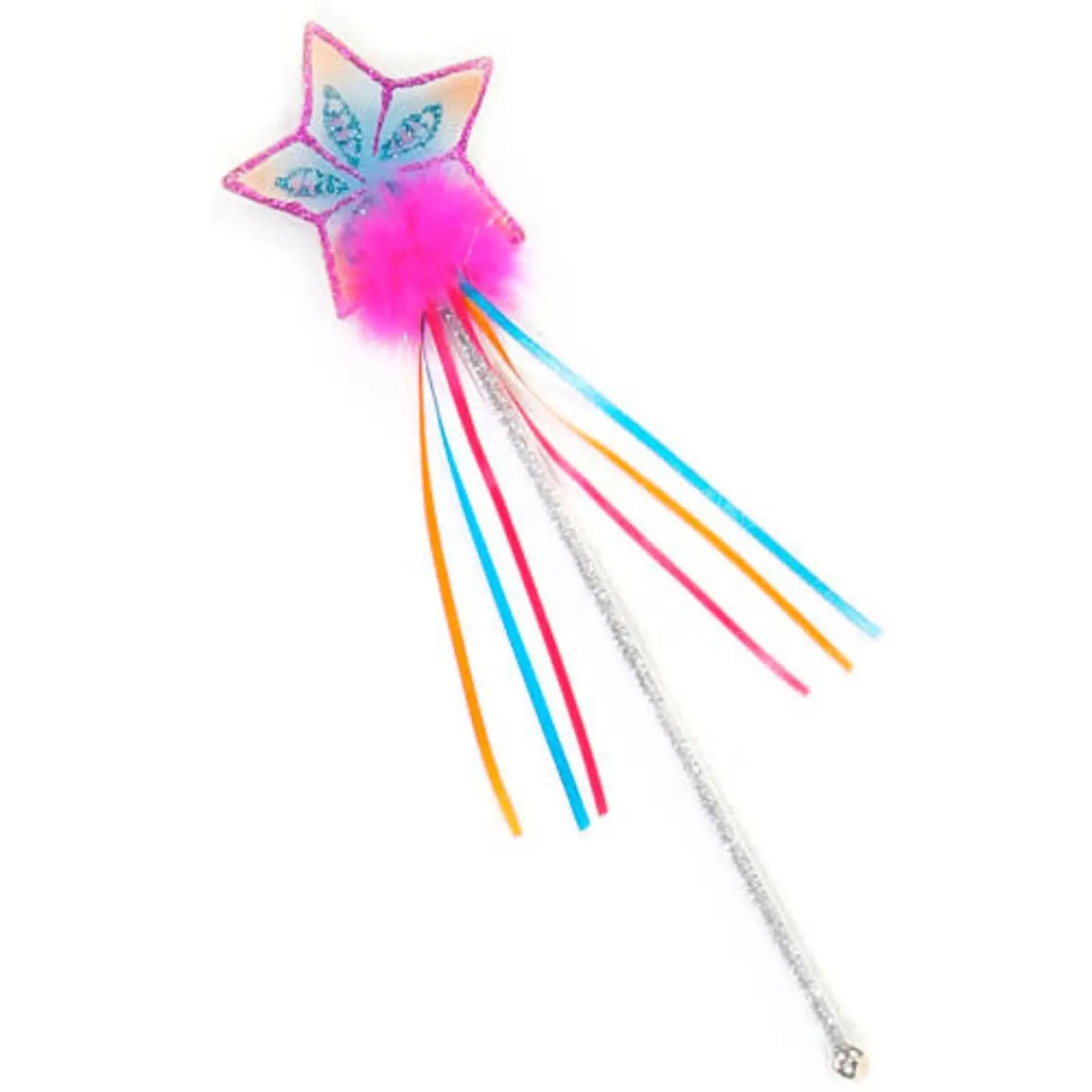 Rainbow Glitter Wand - pink Great Pretenders