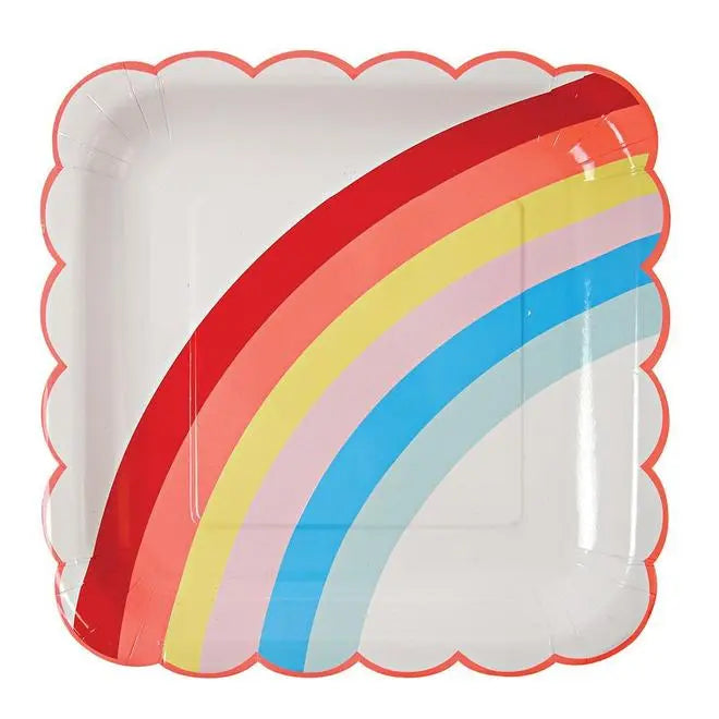 Rainbow Plates Meri Meri