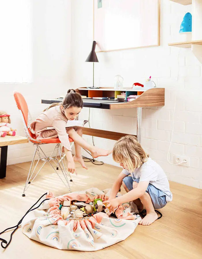 Rainbow Toy Storage Bag Play and go