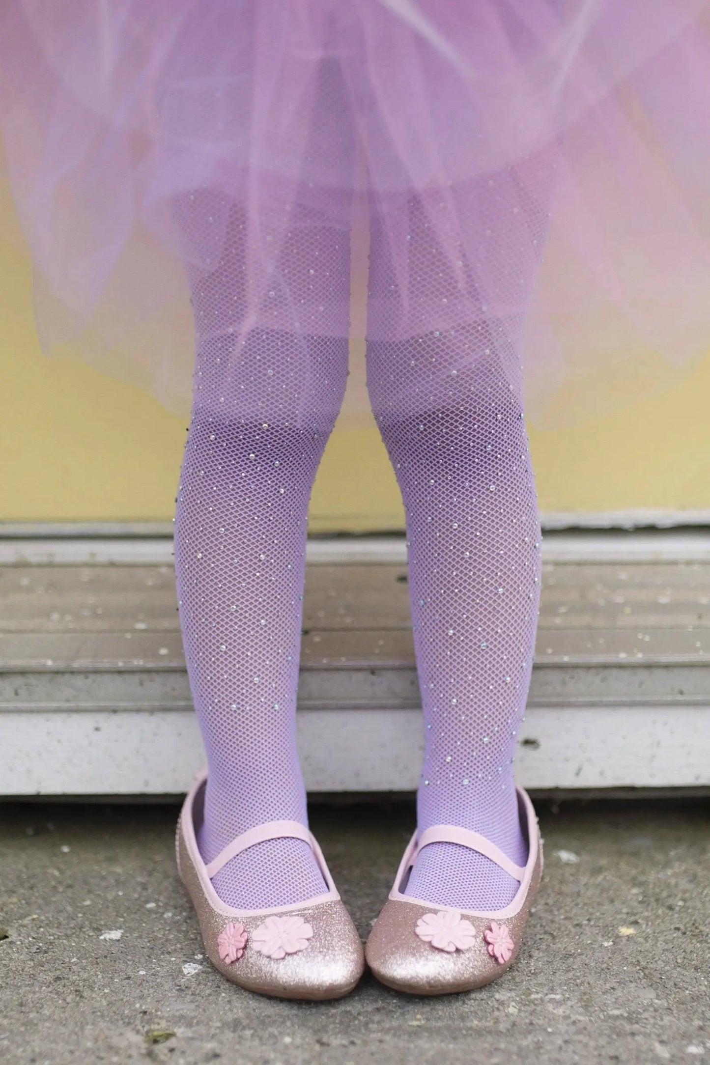 Rhinestone Tights, Lilac Great Pretenders