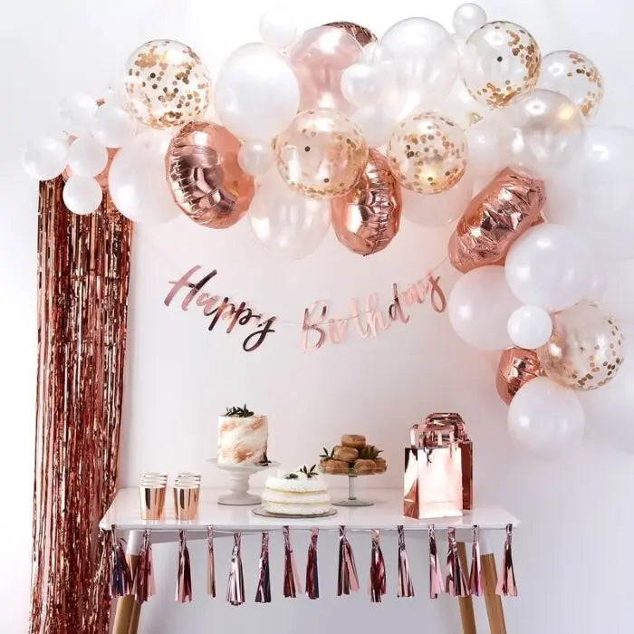 Rose Gold Balloon Arch Kit Ginger Ray